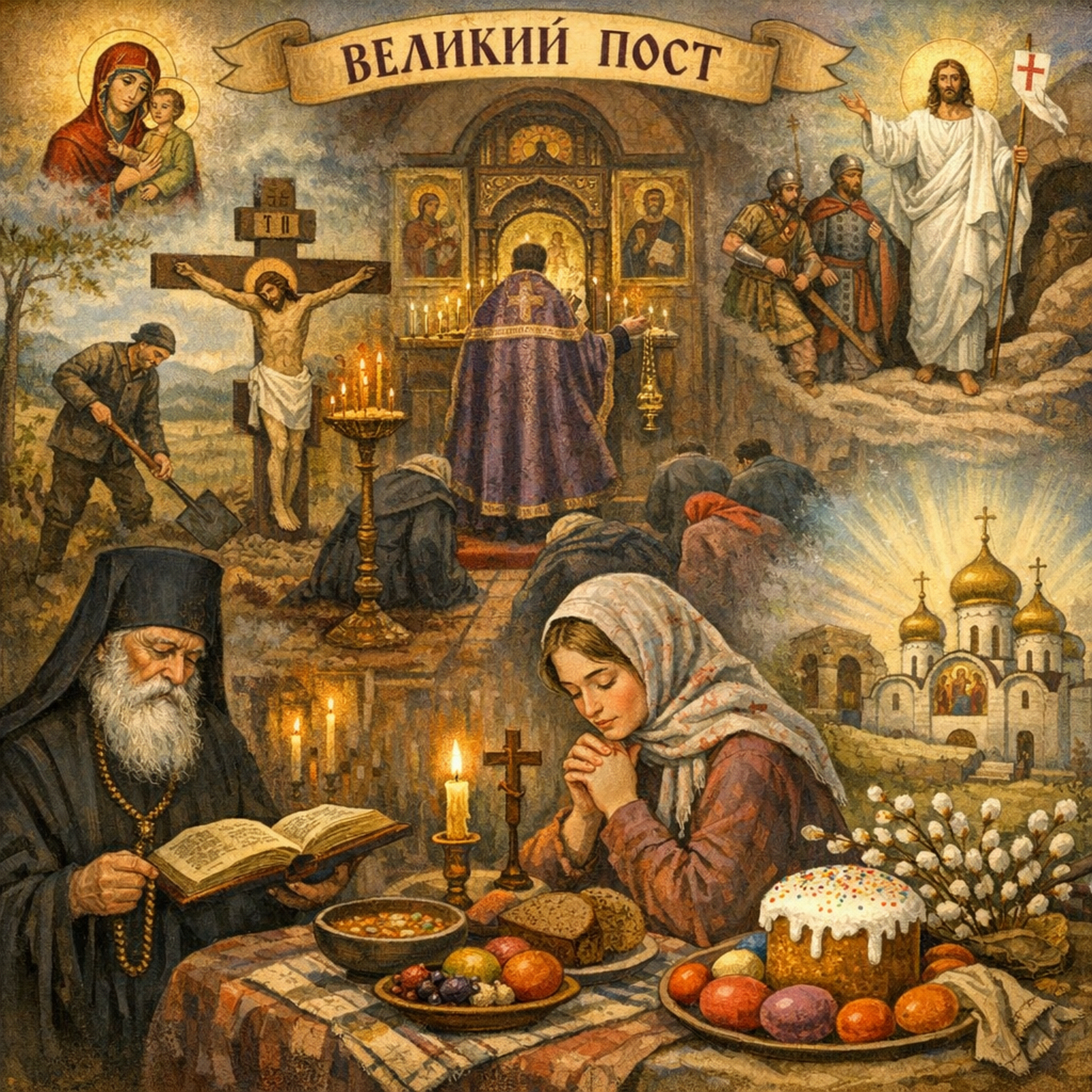 Великий пост: правила питания для православных в 2026 году