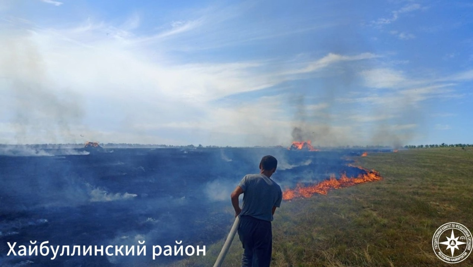 В Башкирии вновь зарегистрированы палы травы