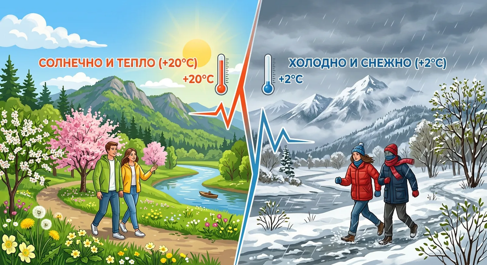 Контрастный май в Башкирии: температурные качели и затяжная весна