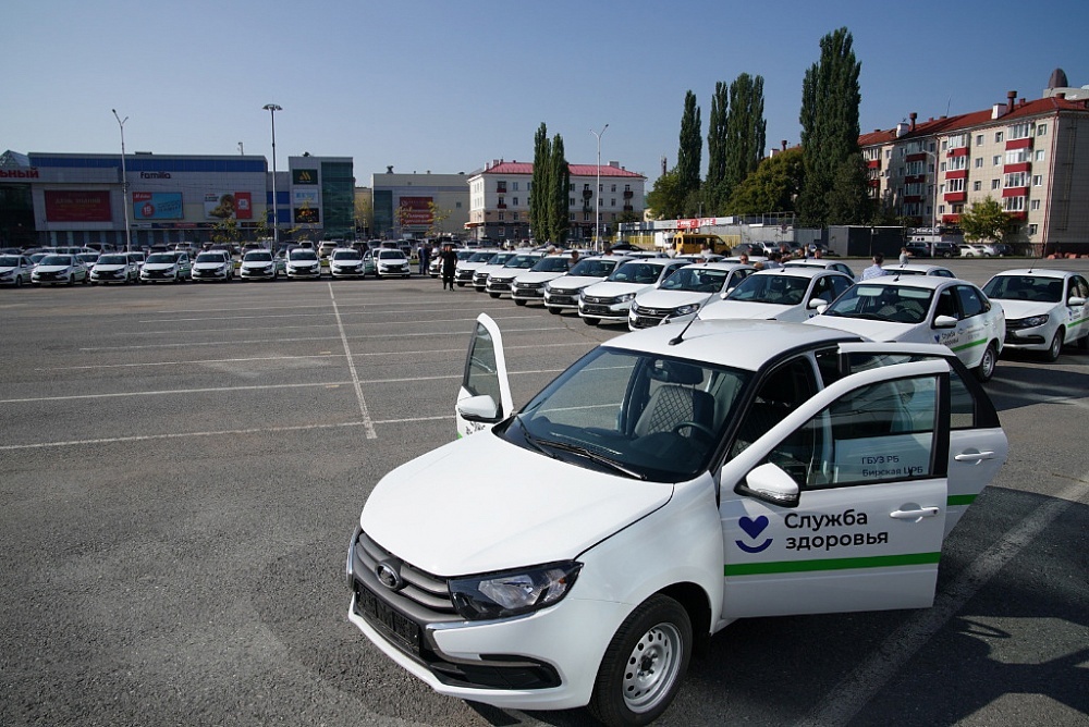 Автопарк Баймакской ЦГБ пополнился новыми автомобилями