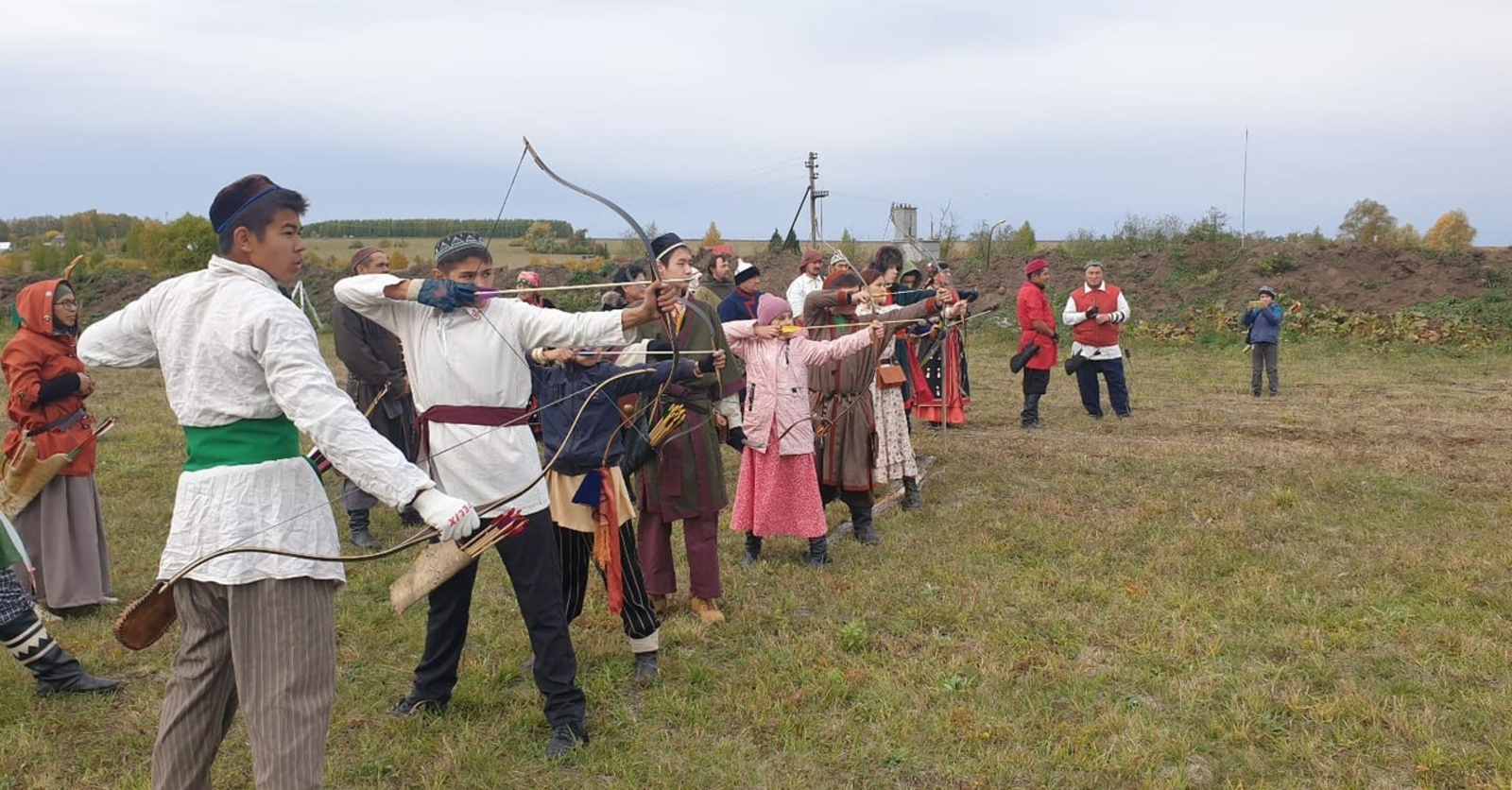 В селе Ивано-Казанка Иглинского района состоялся пеший турнир по стрельбе из традиционного лука