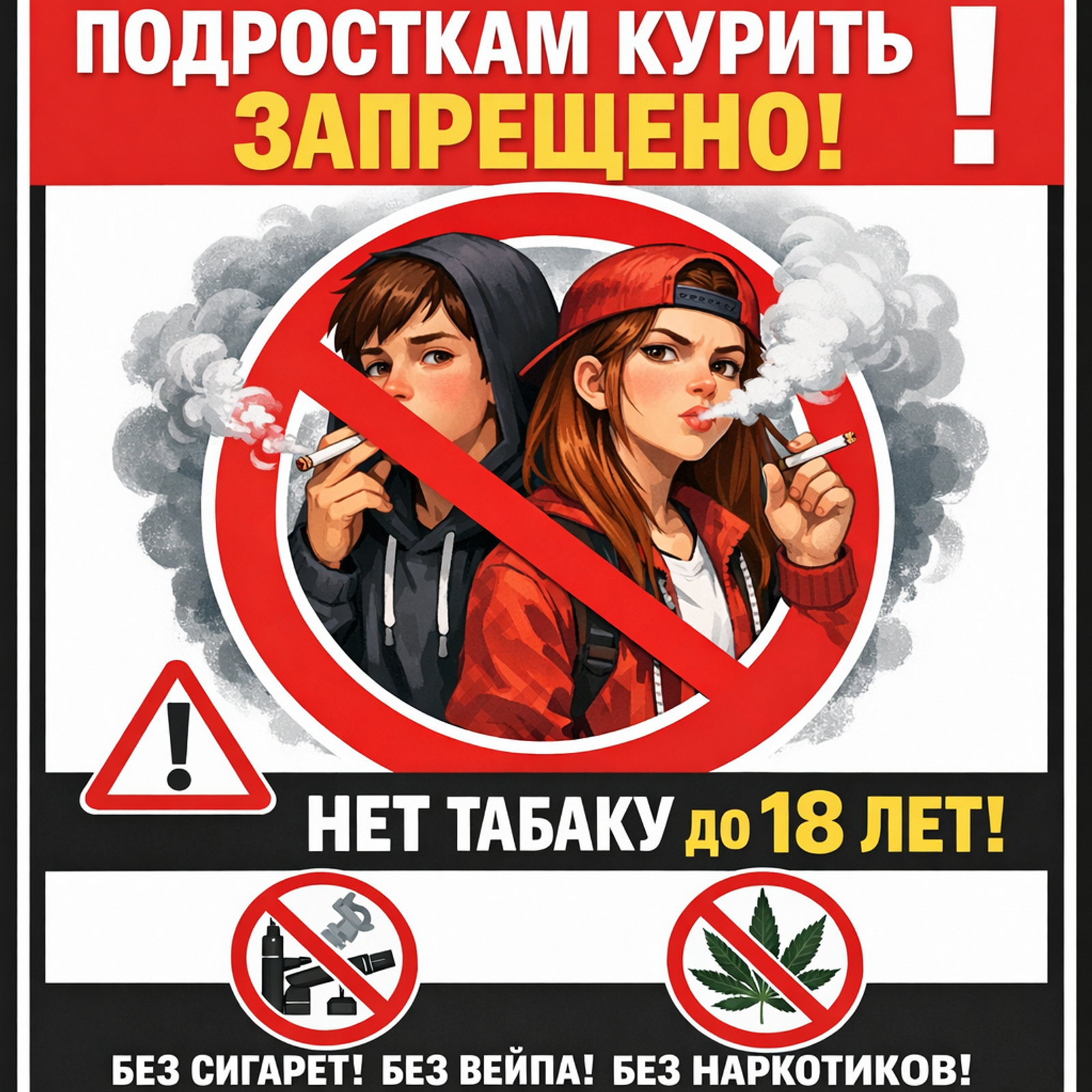 В России планируют пожизненный запрет на курение для молодежи