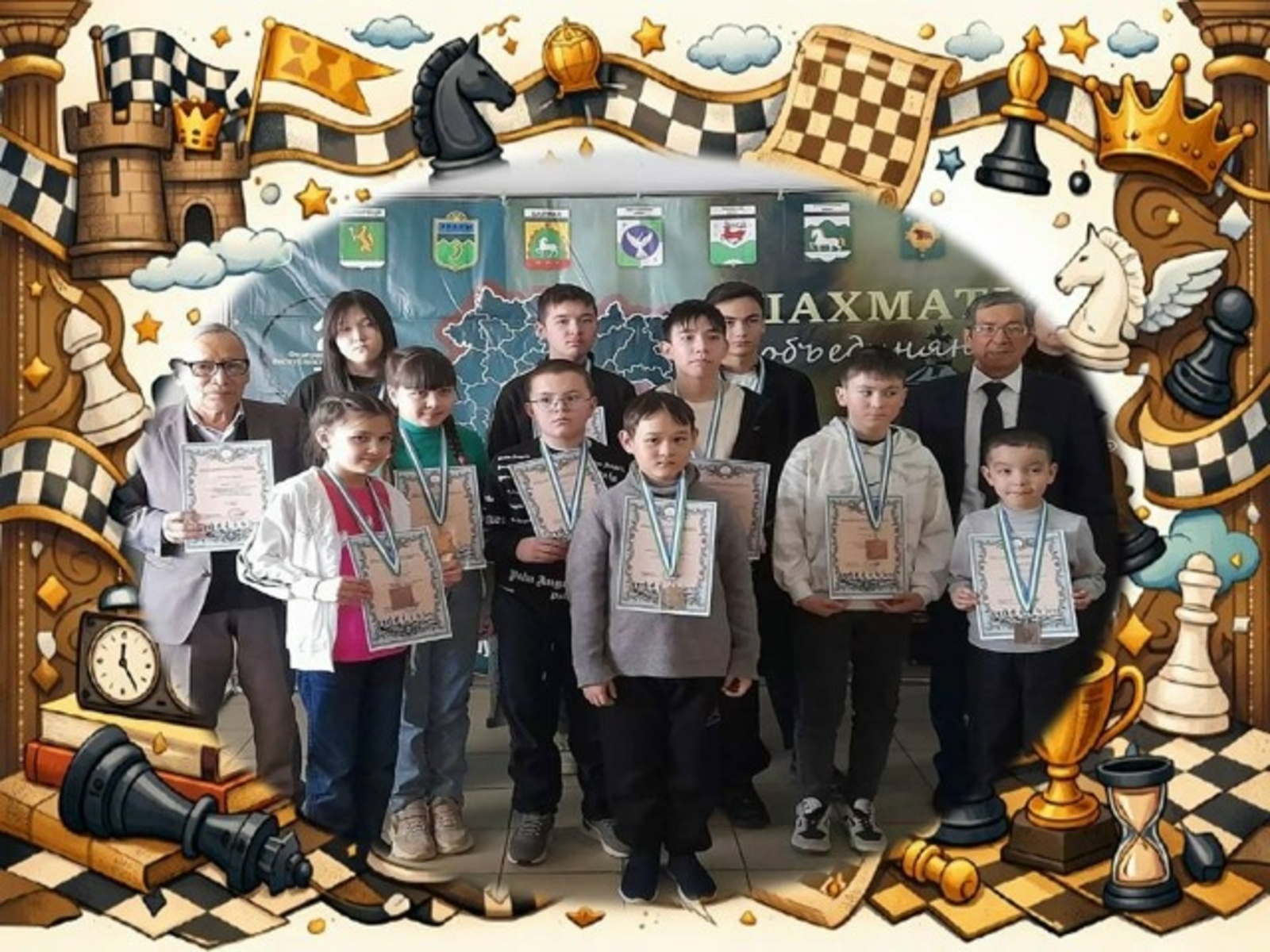 Команда юных шахматистов из Баймака - призер соревнований