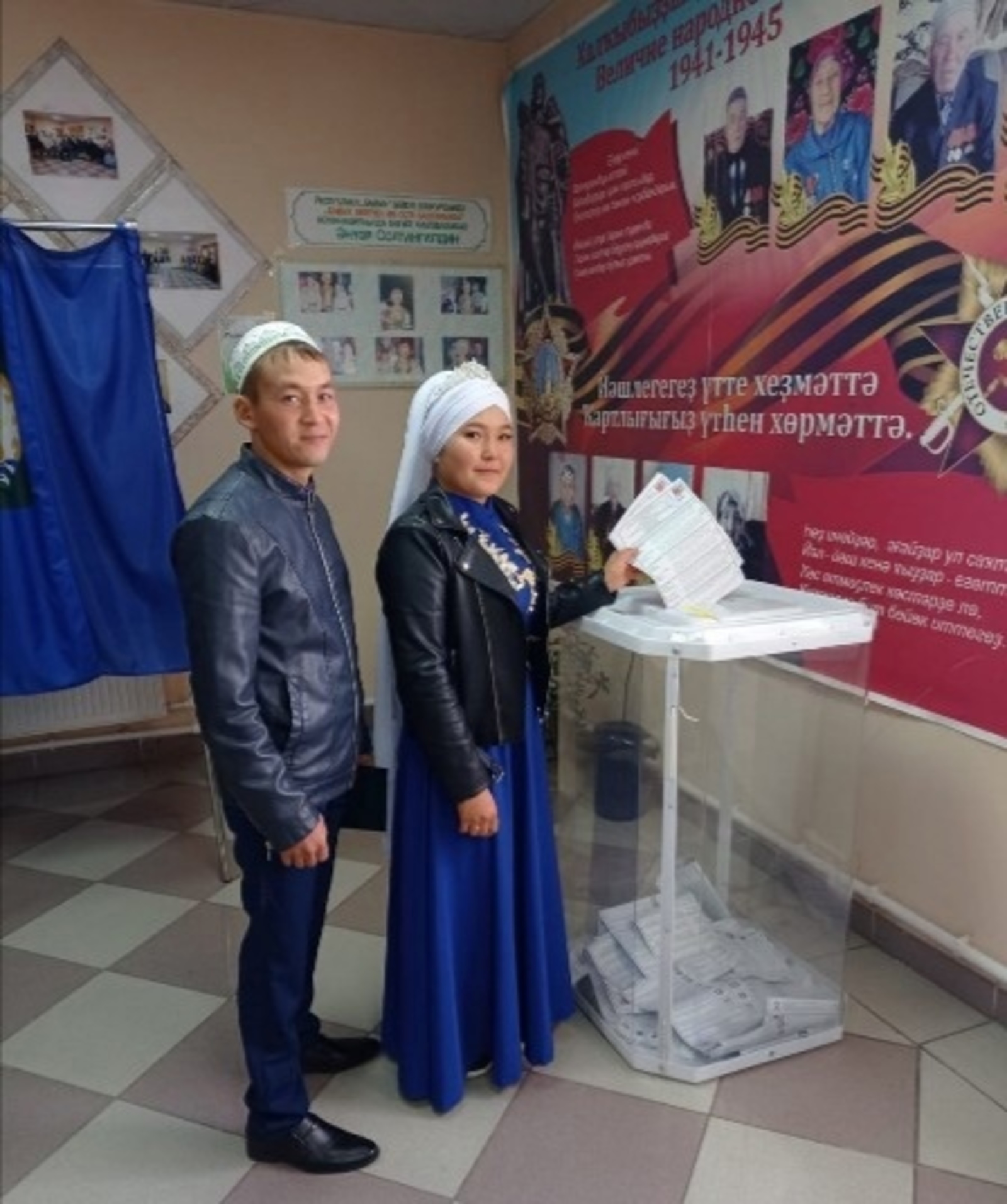 Избирательный участок №1023 расположен в селе Чингизово