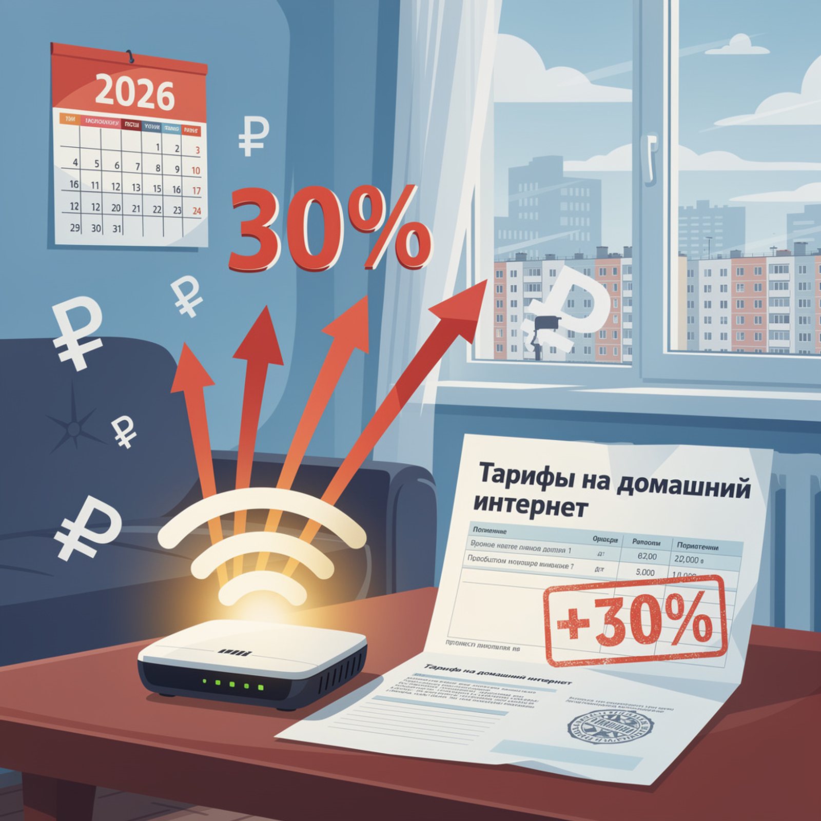 Тарифы на домашний интернет в России могут подскочить на 30 процентов