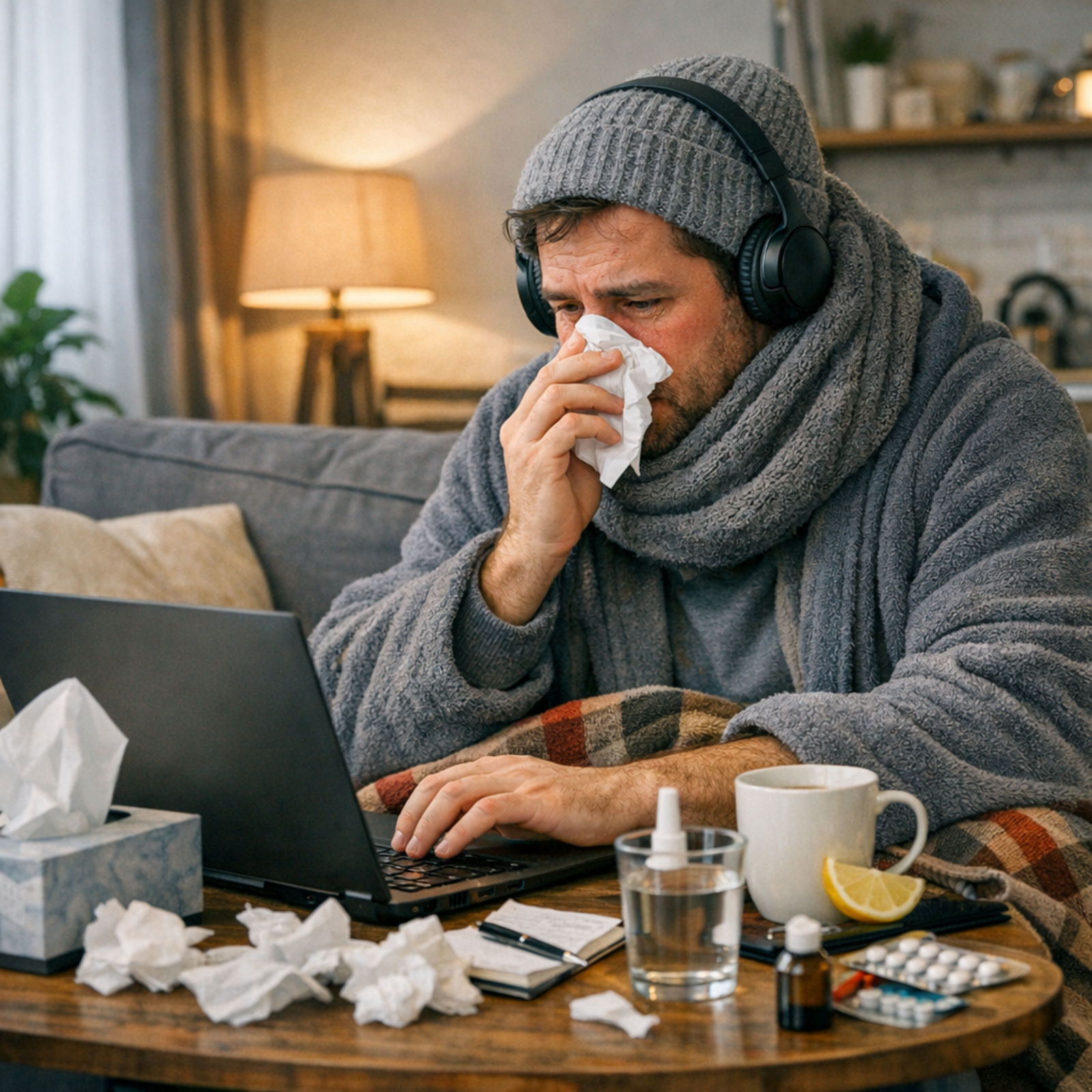 Россияне смогут официально работать из дома во время болезни без потери денег