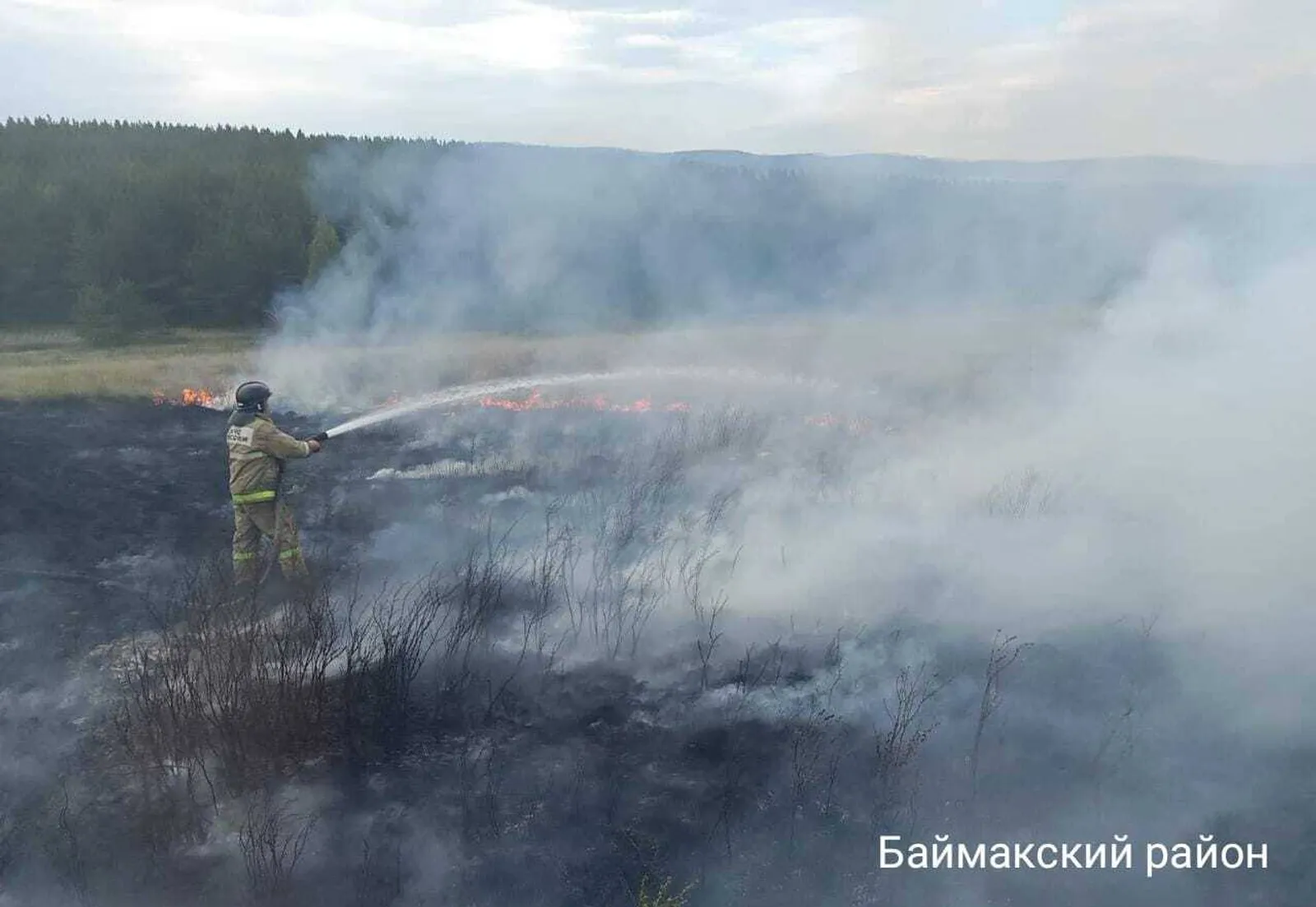 Засуха спровоцировала серию возгораний в башкирских лесах