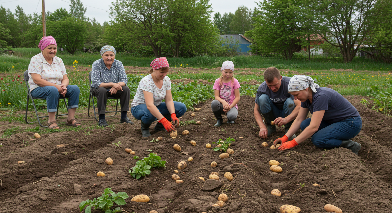 Картофельный джихад: май, огород, безумие