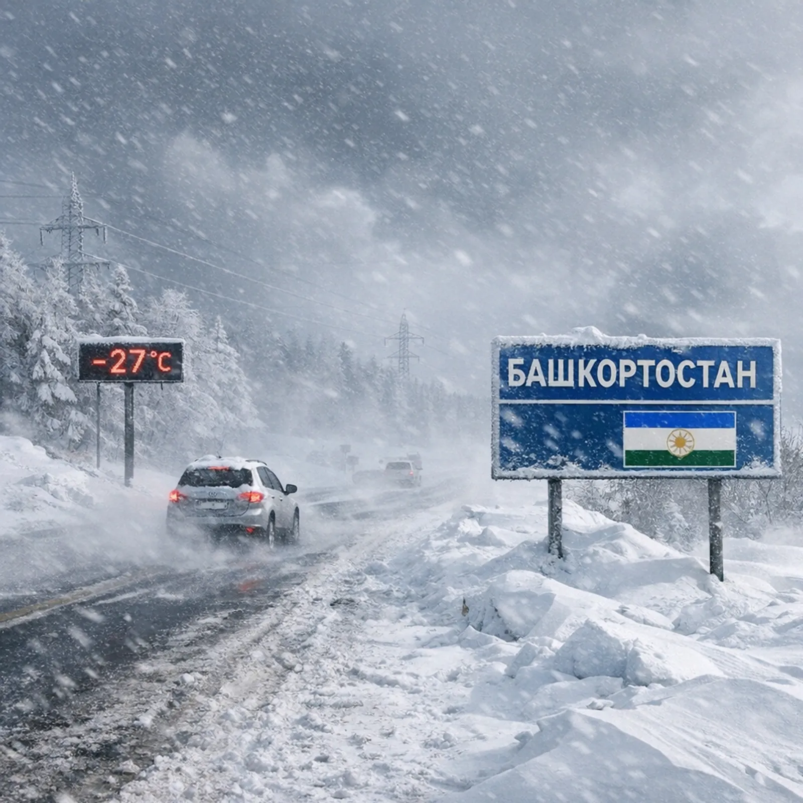 Морозы до -33° ударят в Башкирии 5 февраля