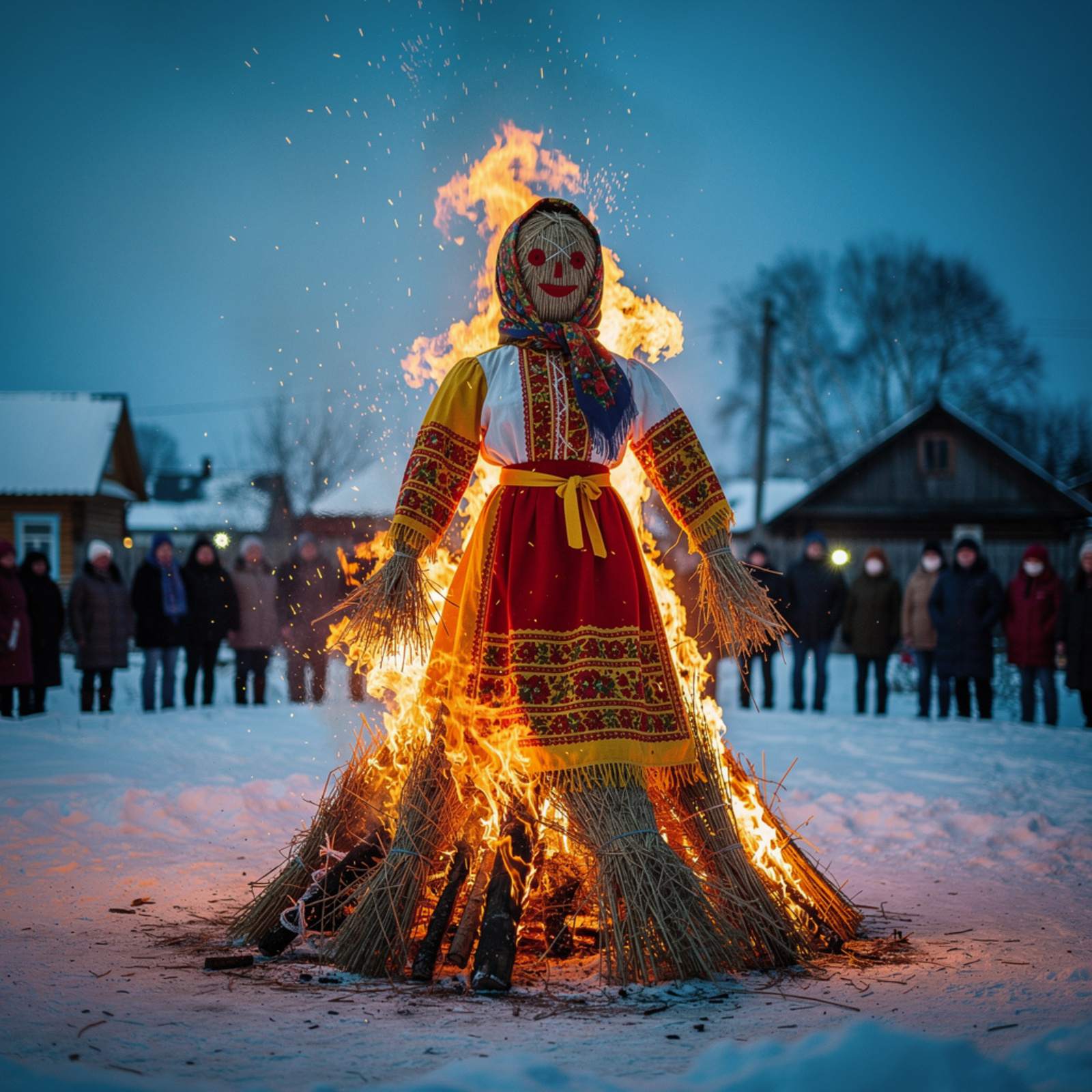 Как законно сжечь масленичное чучело и избежать наказания от надзорных органов