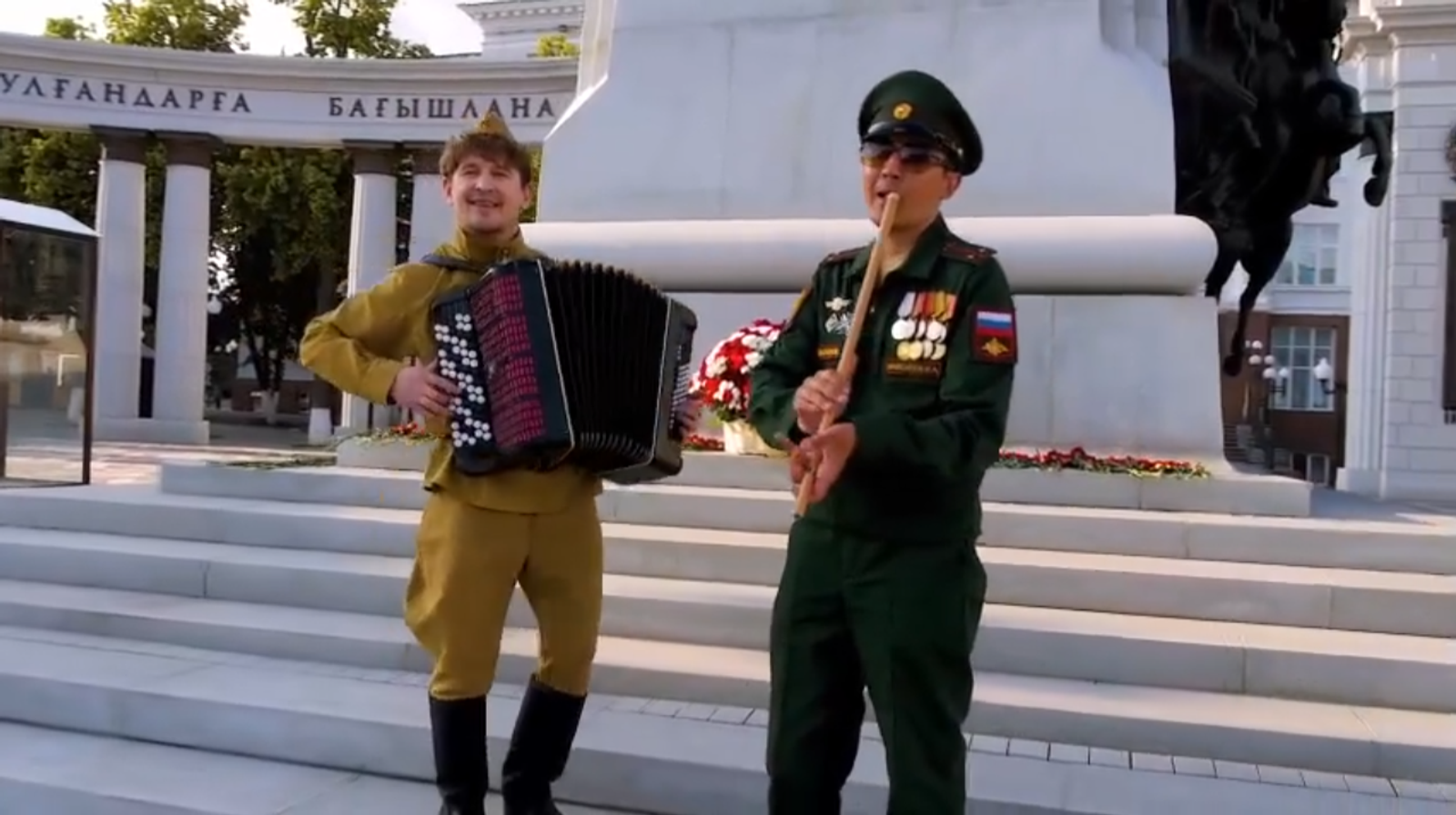 Жители Башкирии сняли клип на песни военных лет