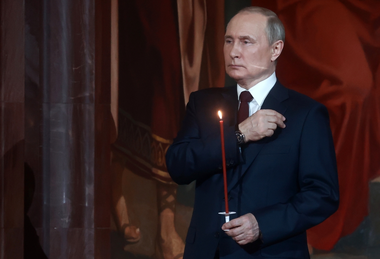 Путин планирует посетить 16 апреля пасхальное богослужение