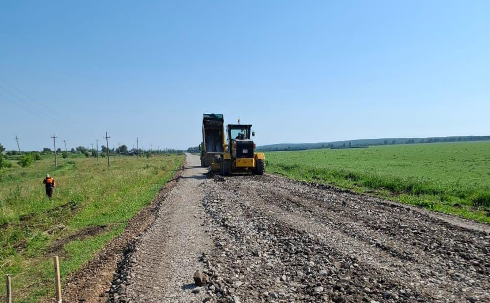 В Башкирии асфальтируют историческую трассу