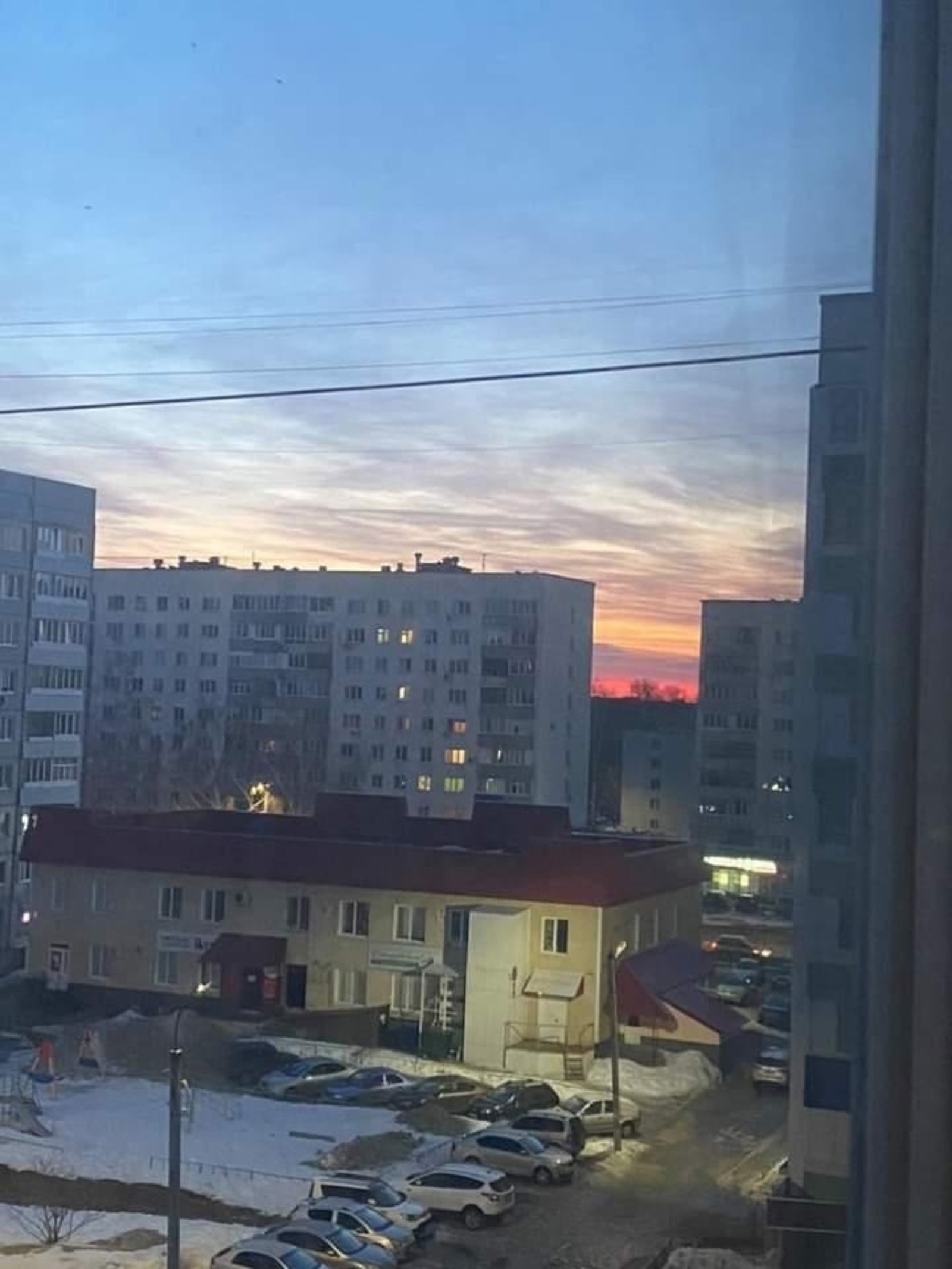 В небе над Башкирией появился российский флаг