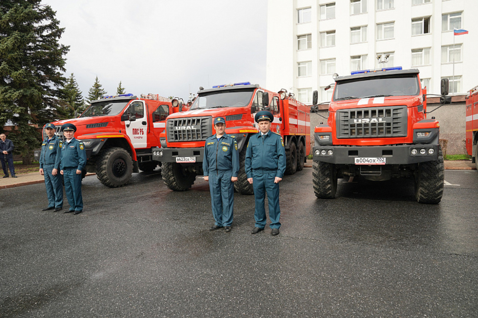 Пожарные части Башкортостана получили новую технику