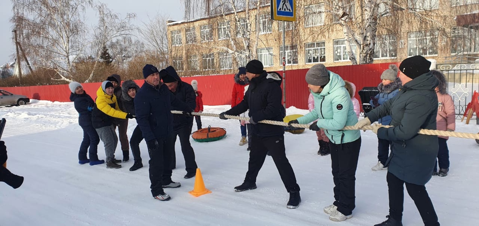В селе Темясово состоялись «Новогодние семейные игры-2022»